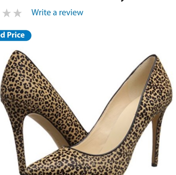 NEW IN BOX Nine West FROLIC LEOPARD PONY HAIR heels 8.5 - Picture 2 of 8